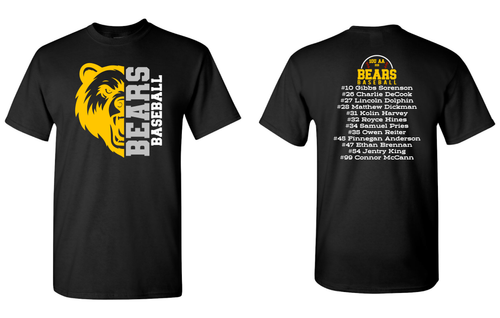 10UAA Bears Baseball(Gildan)